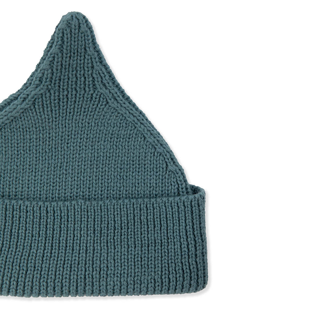 Baby Highland Wool Port Beanie in River by James Street Co.