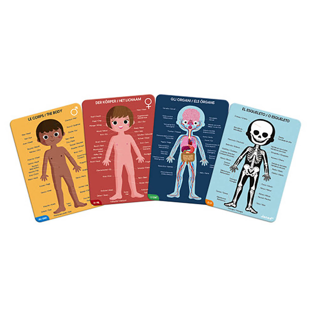 The Human Body Educational Jigsaw Puzzle Set by Janod