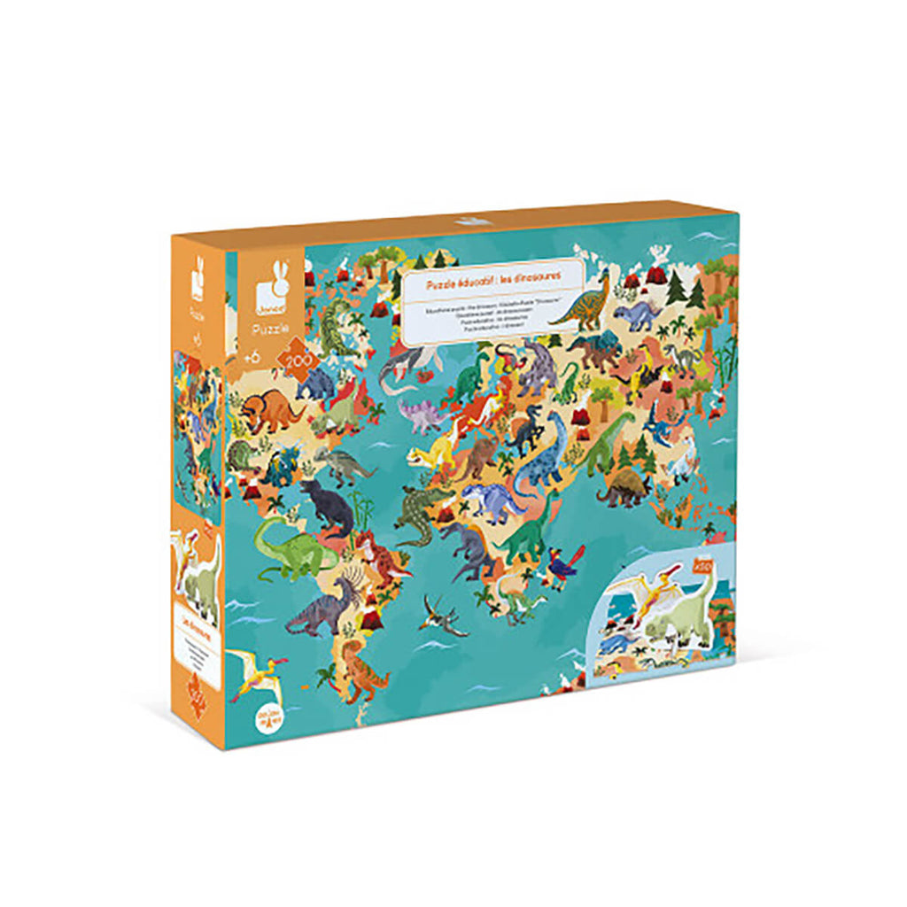 The Dinosaurs 200 Piece Educational Jigsaw Puzzle by Janod