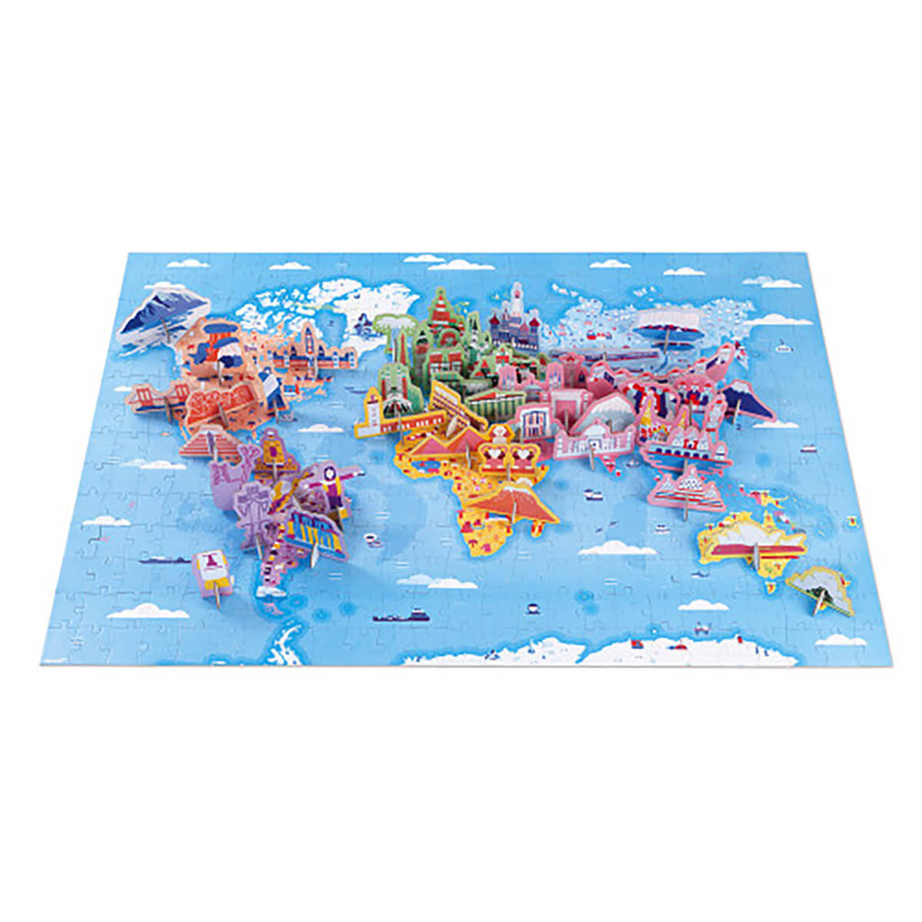 World Curiosities 350 Piece Educational Jigsaw Puzzle by Janod