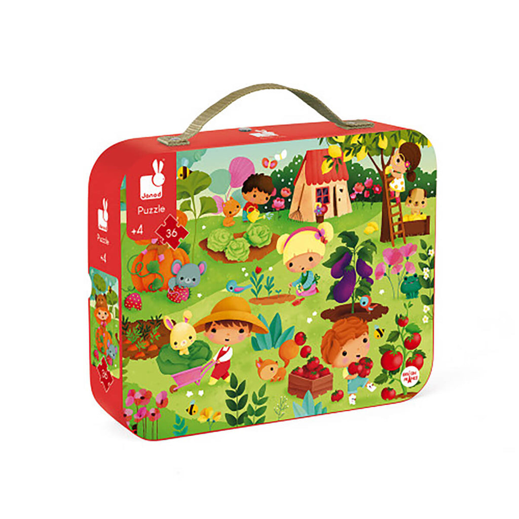 Garden 36 Piece Jigsaw Puzzle In Carry Case by Janod