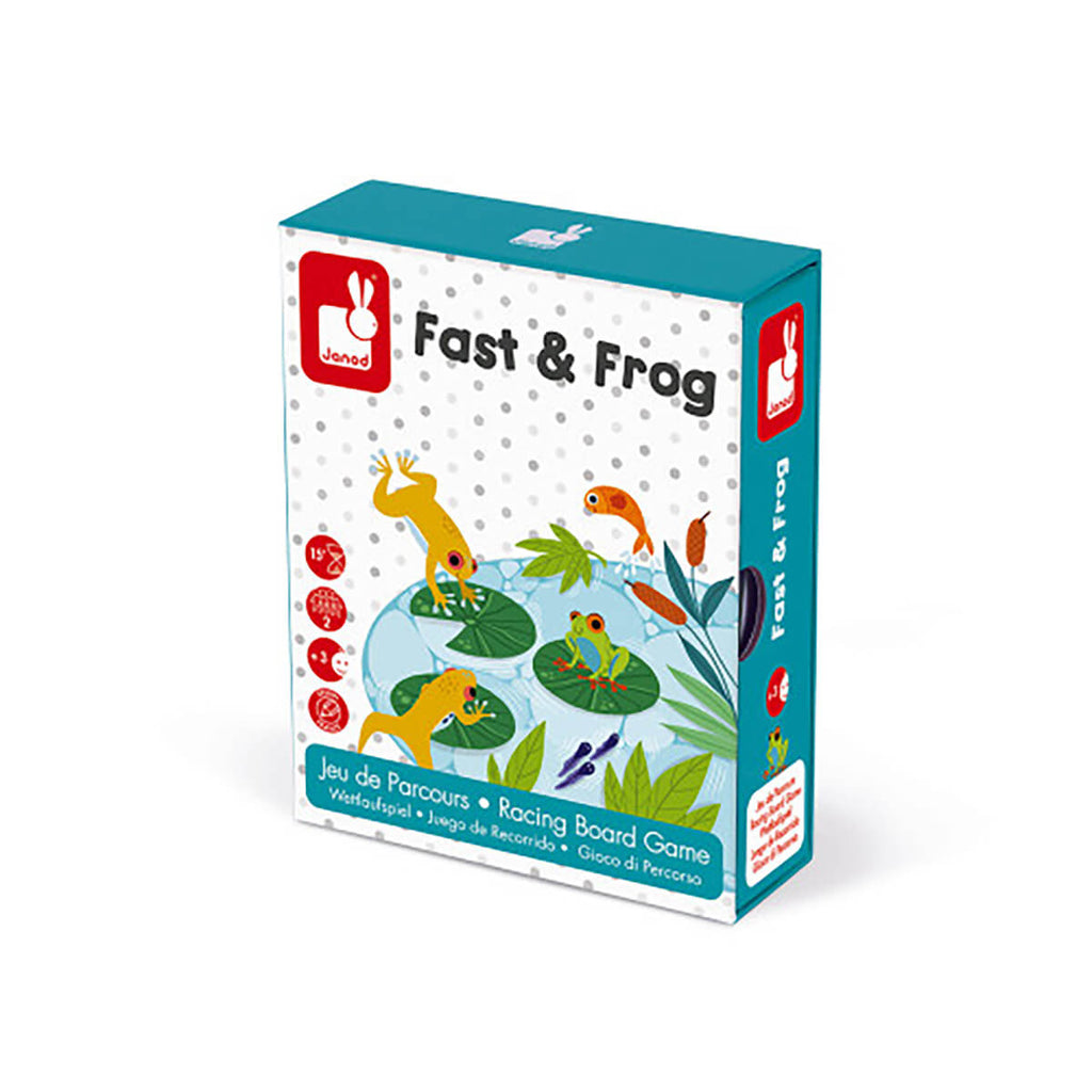 Fast & Frog Racing Board Game by Janod
