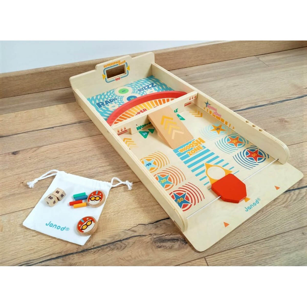 Wooden Shuffleboard Game by Janod