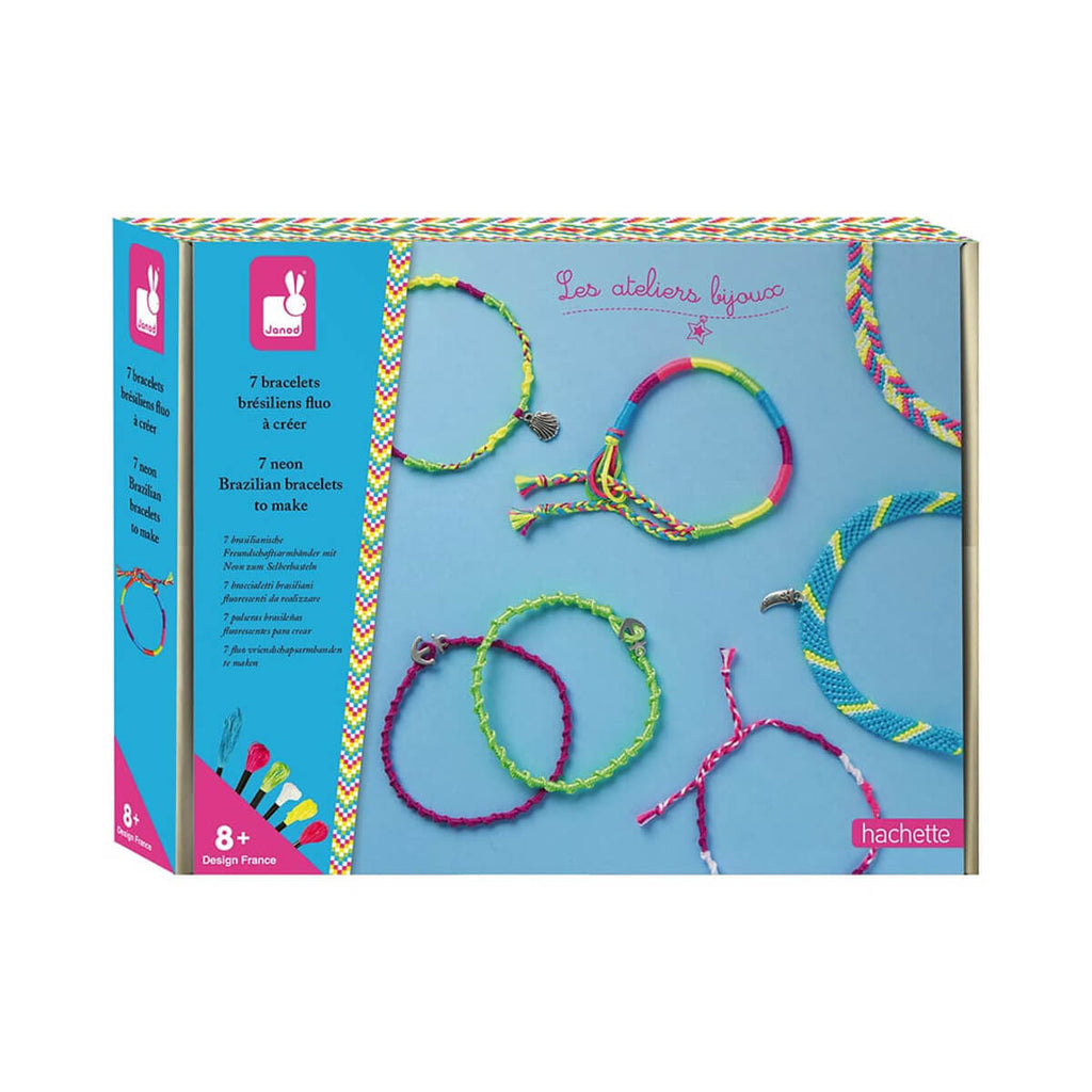 Neon Brazilian Bracelets Craft Kit by Janod