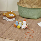 Pull Along Hen And Chicks by Janod