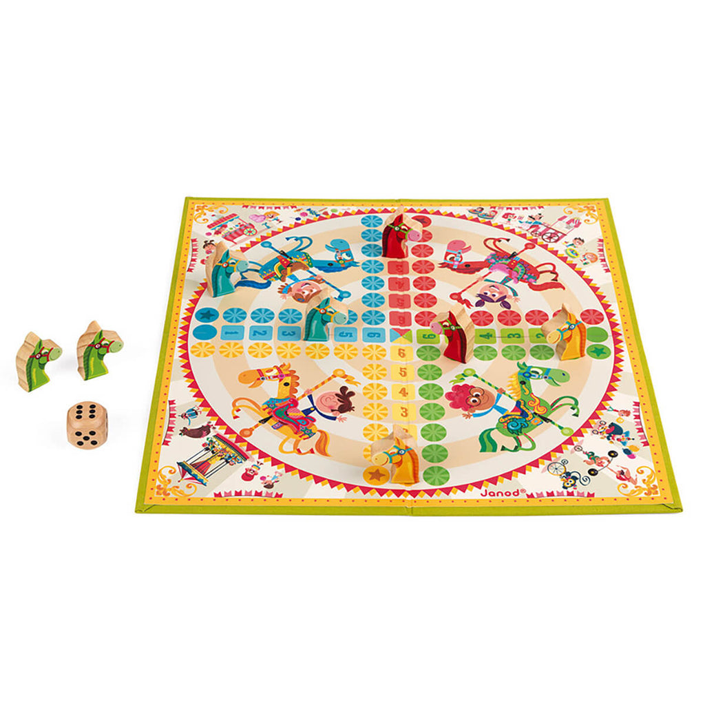 Carousel Ludo Board Game by Janod