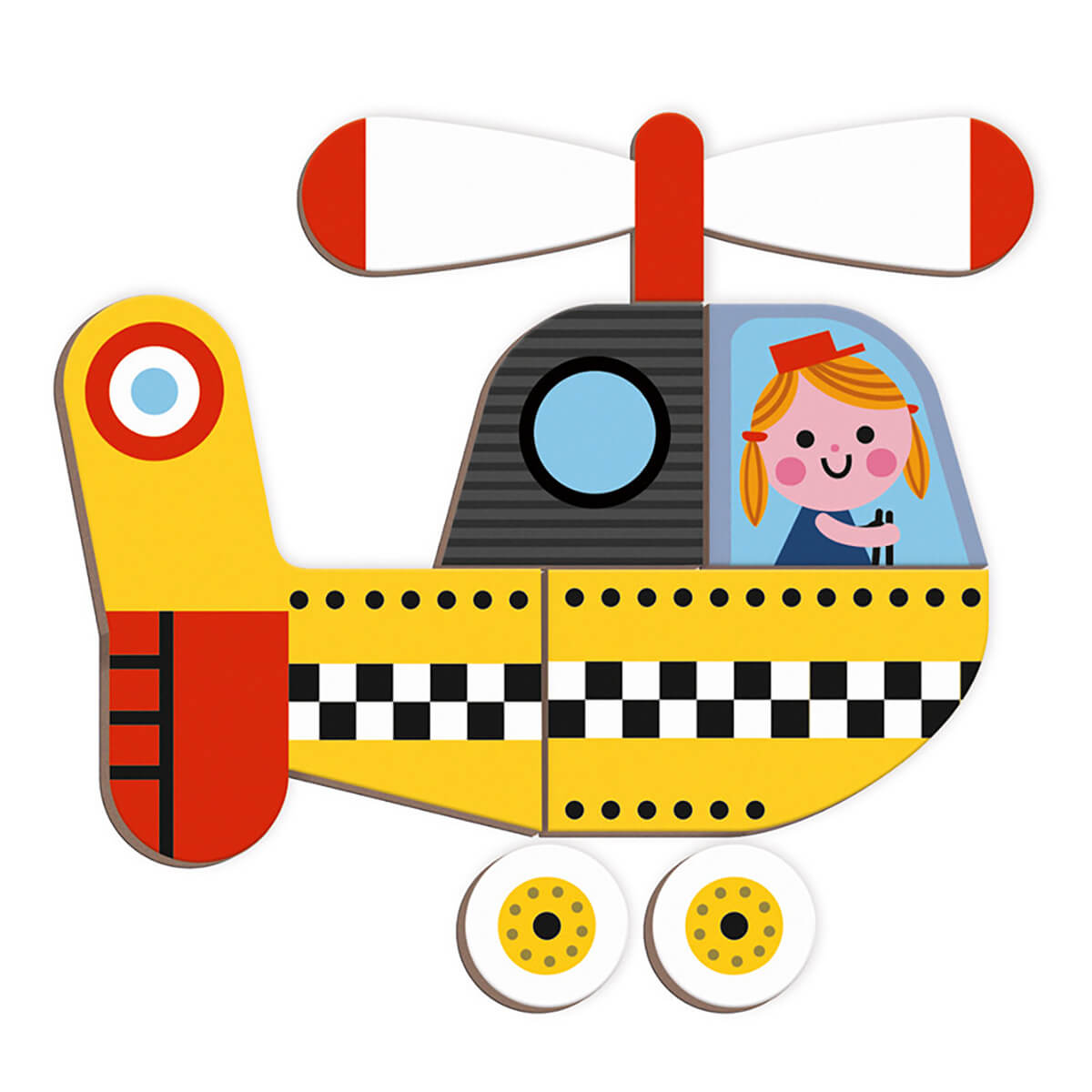 Racers & Vehicles Magneti Book by Janod