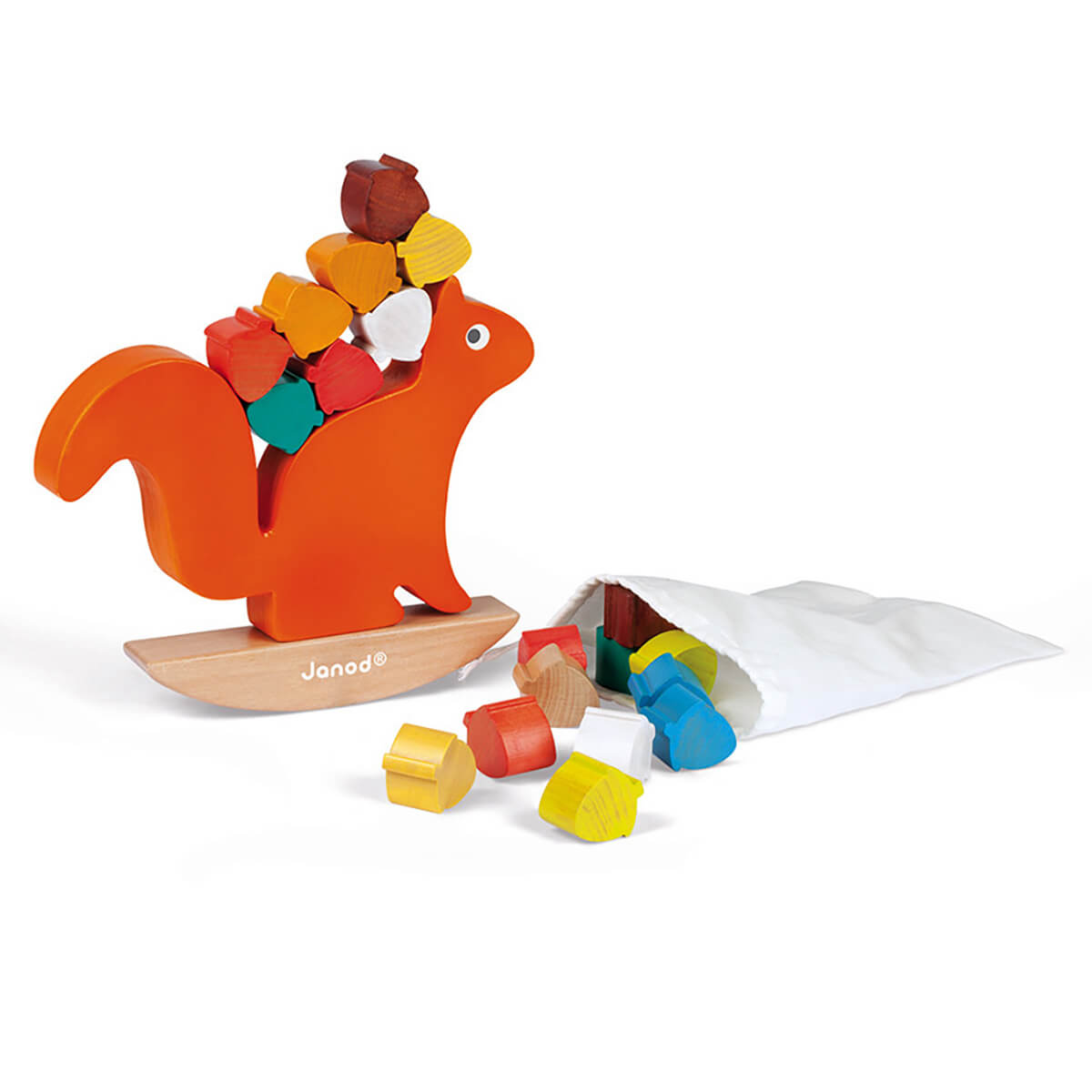 Nutty Balance Squirrel Balancing Game by Janod