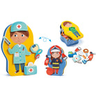 Jobissimo Inzebox Wooden Magnets Dress Up Kit  by Djeco