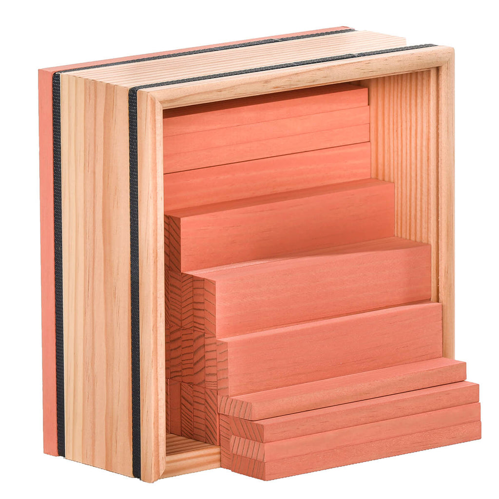 40 Square Box of Planks in Pink By Kapla