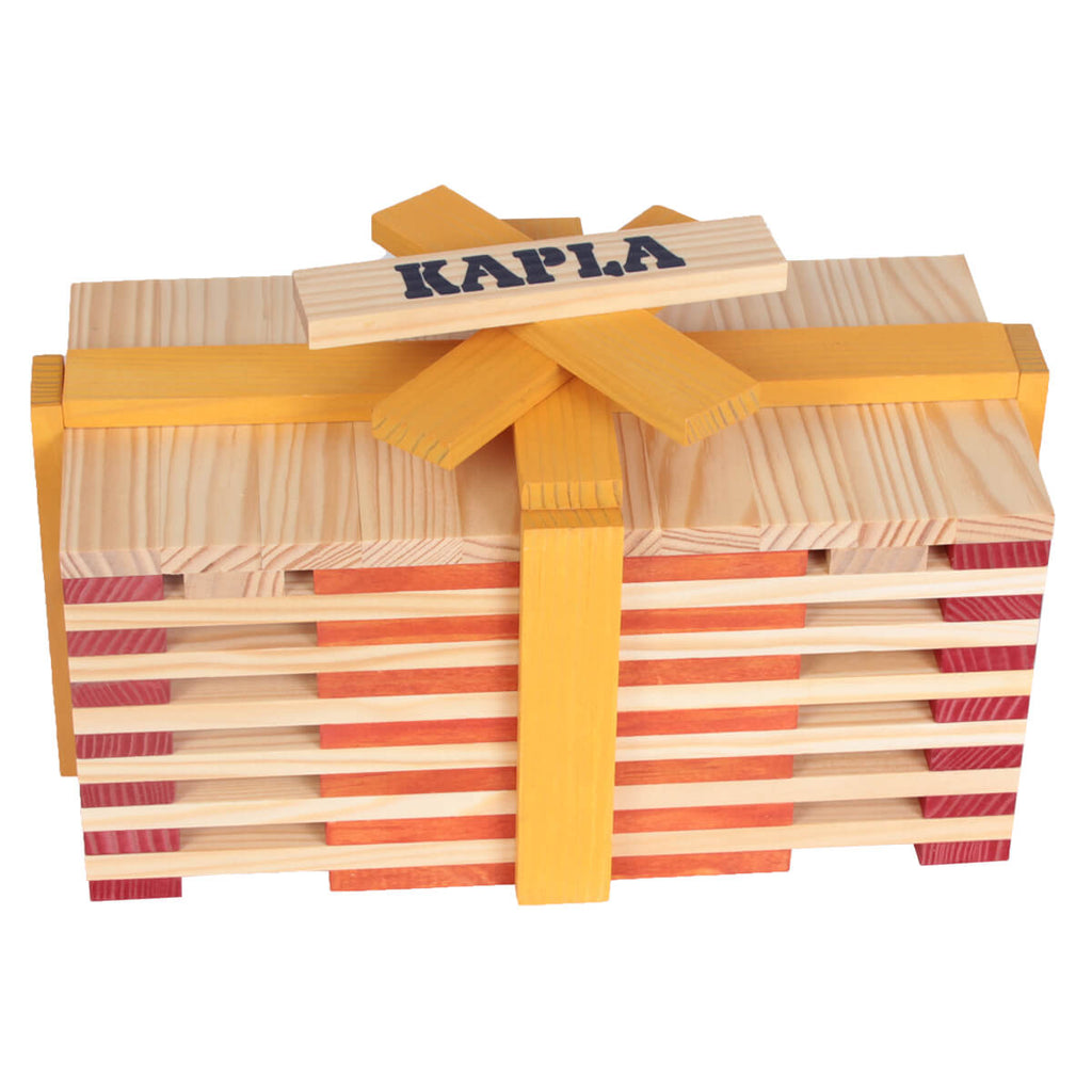 40 Square Box of Planks in Yellow By Kapla