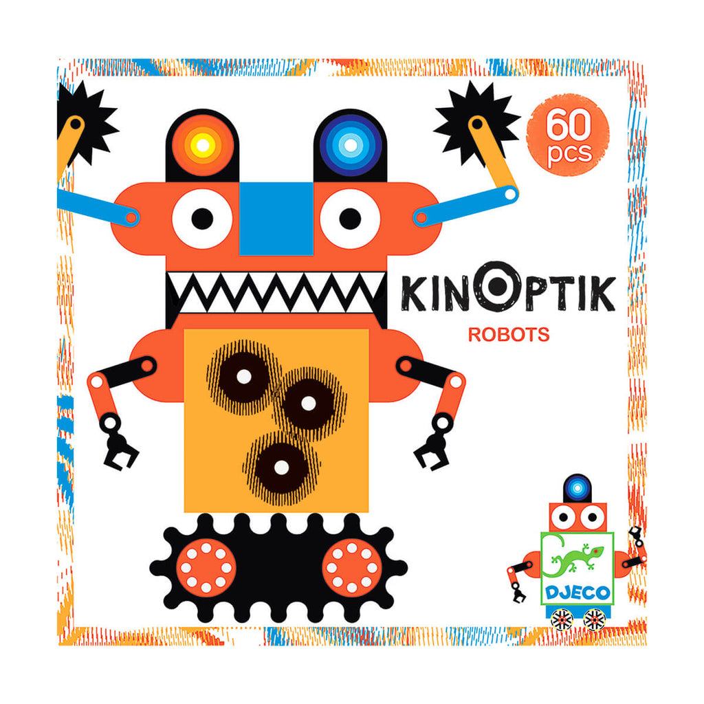 Kinoptik Robots 60 Piece Set by Djeco
