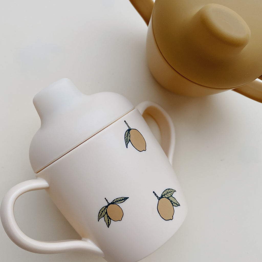 Sippy Cups in Lemon by Konges Sløjd (Set of 2)