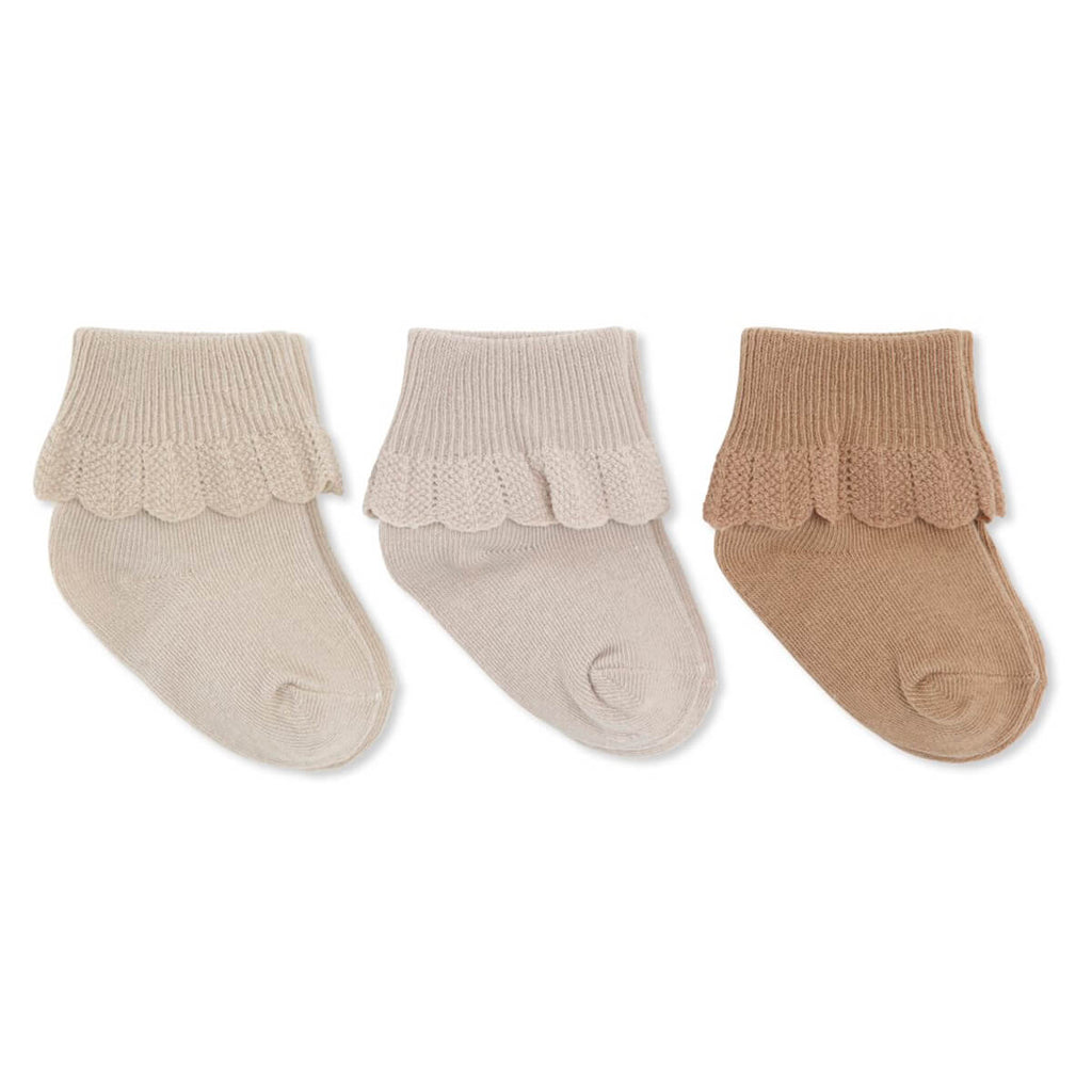Lace Socks in Tuscany by Konges Sløjd (Pack of 3)