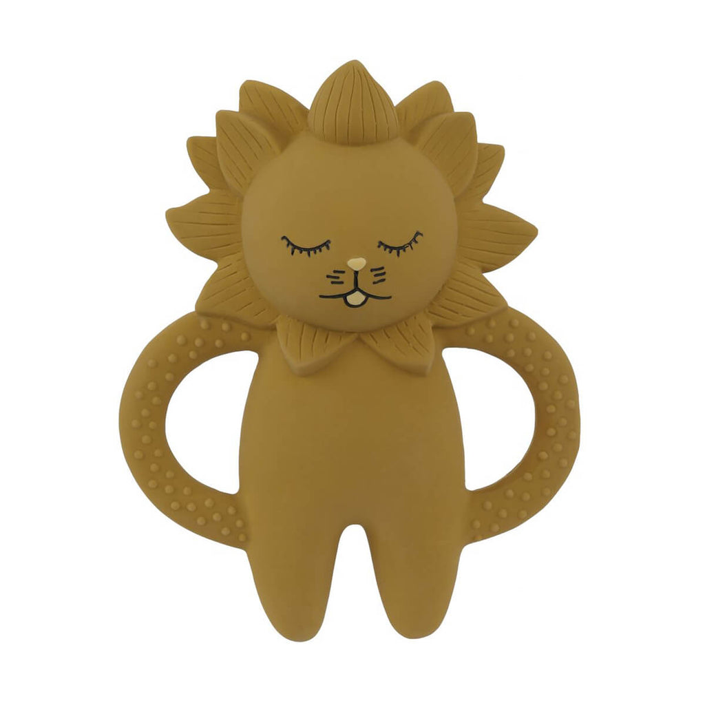 Teether Soother Lion in Mustard by Konges Sløjd