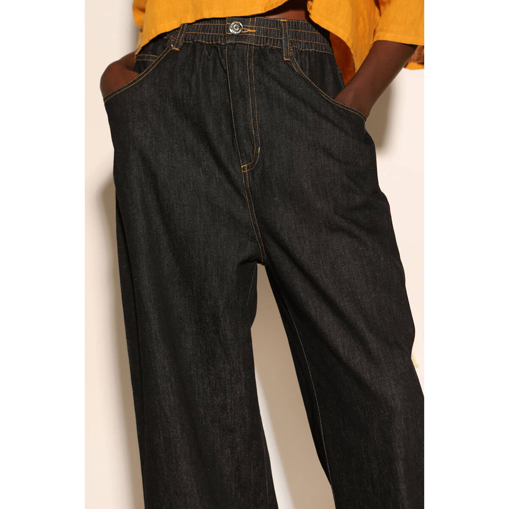Fergus Jeans in Black Denim by L.F.Markey