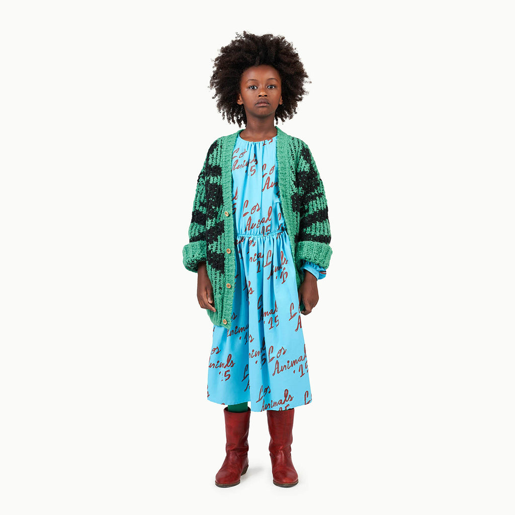 Tortoise Dress in Blue Los Animals by The Animals Observatory - Last Ones In Stock - 3-4 Years