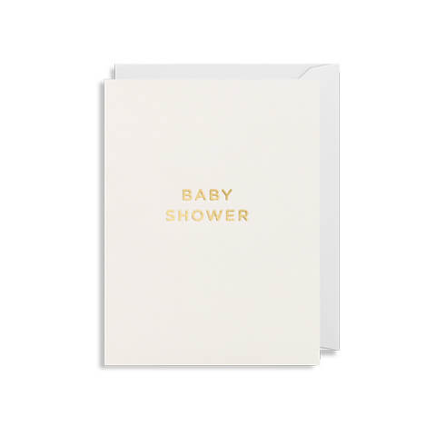 Baby Shower Mini Greetings Card by Cherished for Lagom Design