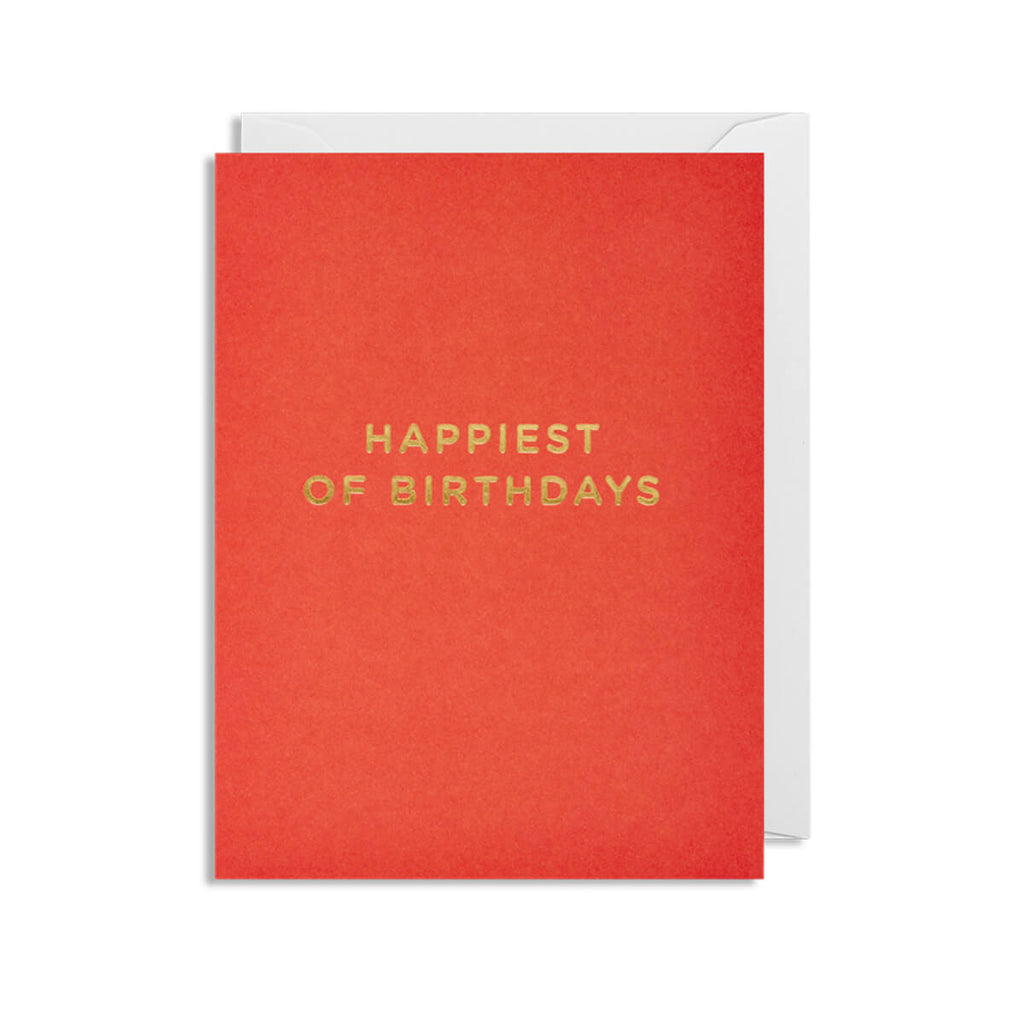 Happiest Of Birthdays Mini Greetings Card by Cherished for Lagom Design