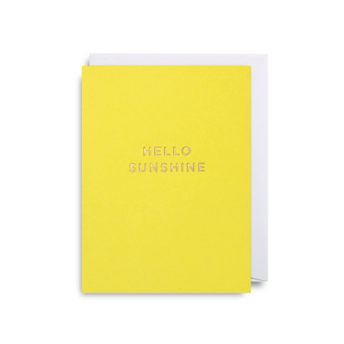 Hello Sunshine Mini Greetings Card by Cherished for Lagom Design
