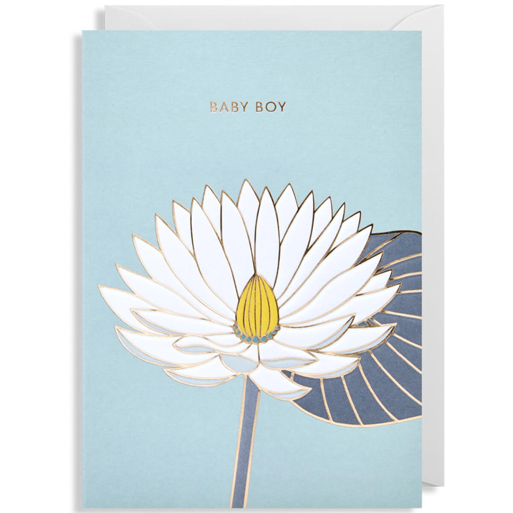 Baby Boy Greetings Card by Hanna Werning for Lagom Design