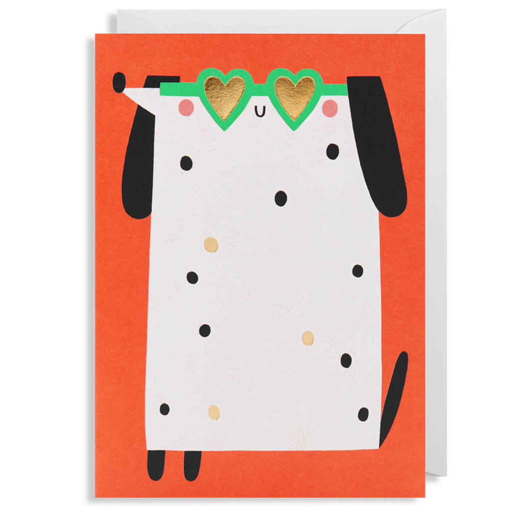 Hot Dog Greetings Card by Susie Hammer for Lagom Design