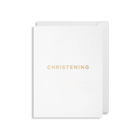 Christening Mini Greetings Card by Cherished for Lagom Design