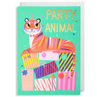 Party Animal Tiger Greetings Card by Allison Black for Lagom Design
