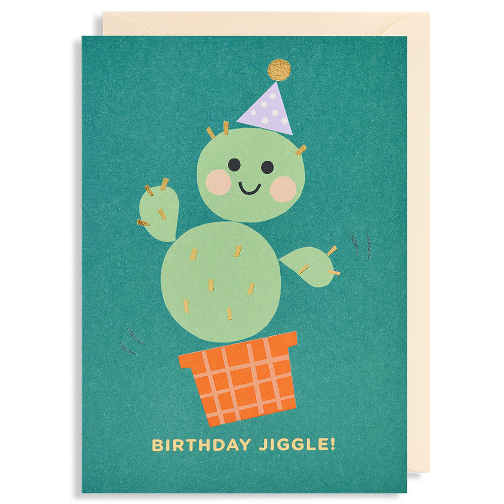 Birthday Jiggle Greetings Card by Ekaterina Trukan for Lagom Design