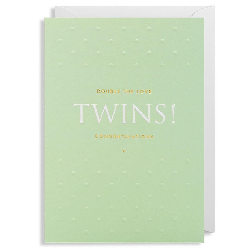 Twins! Greetings Card by Postco for Lagom Design