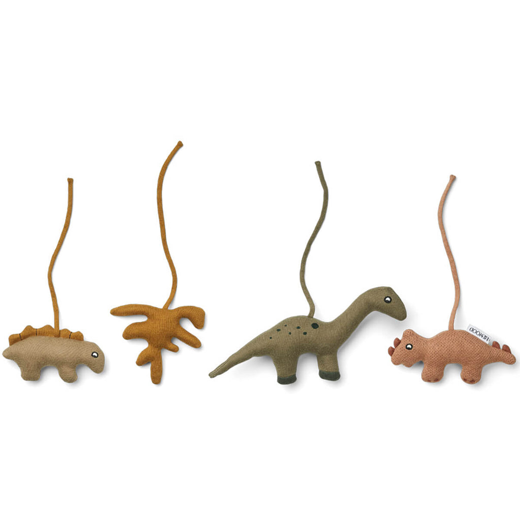 Gio Play Gym Accessories in Dino Golden Caramel Multi Mix by Liewood