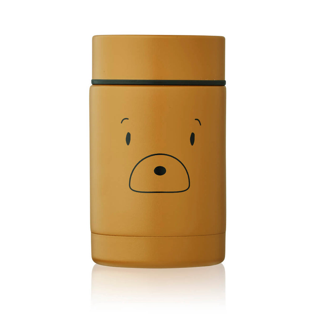 Nadja Food Jar in Mr Bear / Golden Caramel by Liewood