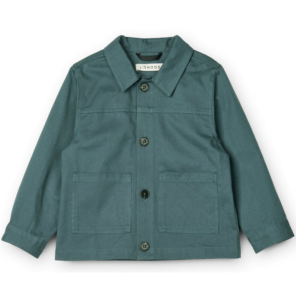 Kefal Overshirt in Whale Blue by Liewood