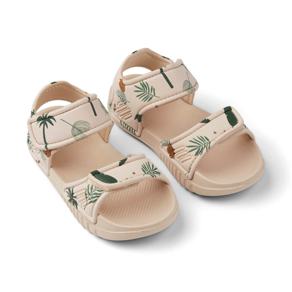 Blumer Sandals in Jungle / Apple Blossom by Liewood