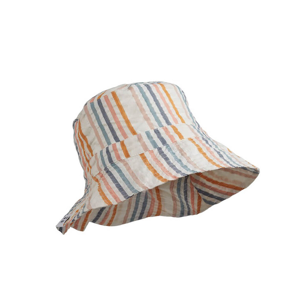 Sander Bucket Hat in Multi Stripe by Liewood - Last One In Stock - 0-12 Months