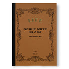 Noble Note Plain Notebook A4 (Brown) by Life Japan