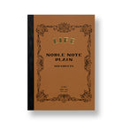 Noble Note Plain Notebook A5 (Brown) by Life Japan