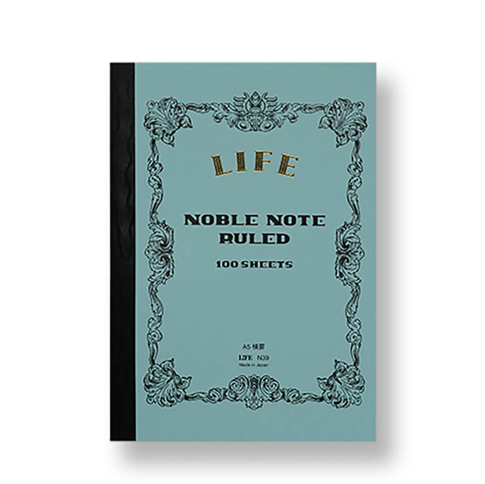Noble Note Ruled Notebook A5 (Blue) by Life Japan