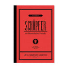 Schopfer Ruled Slim Notebook B5 (Red) by Life Japan