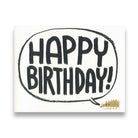 Happy Birthday Hedgehog Mini Greetings Card by Lisa Jones Studio