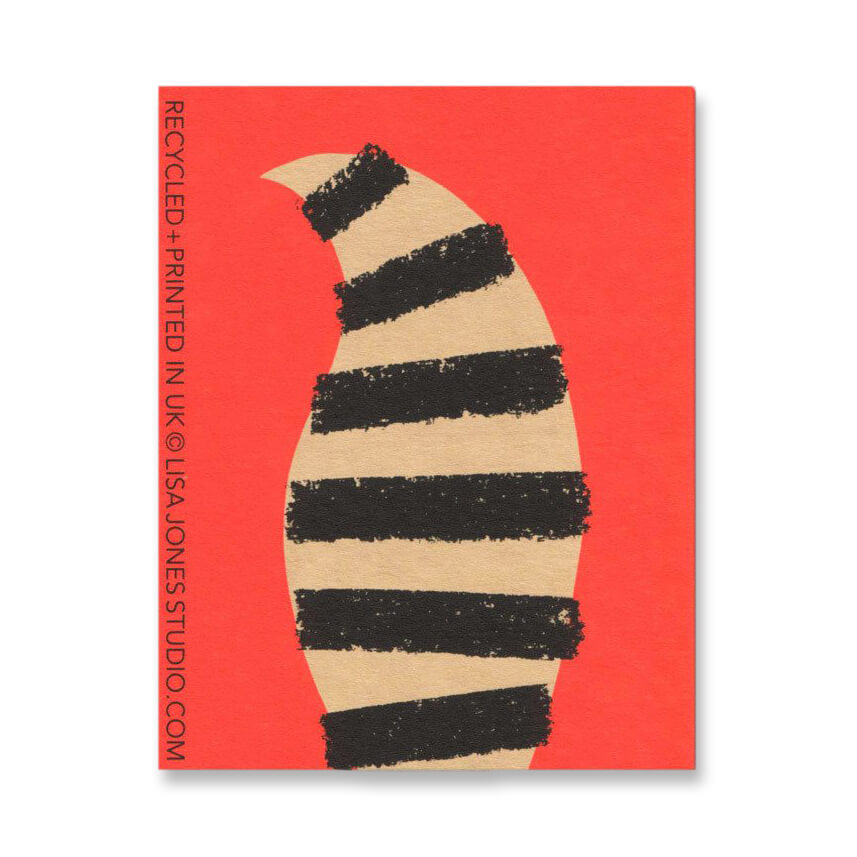 Raccoon Mini Greetings Card by Lisa Jones Studio