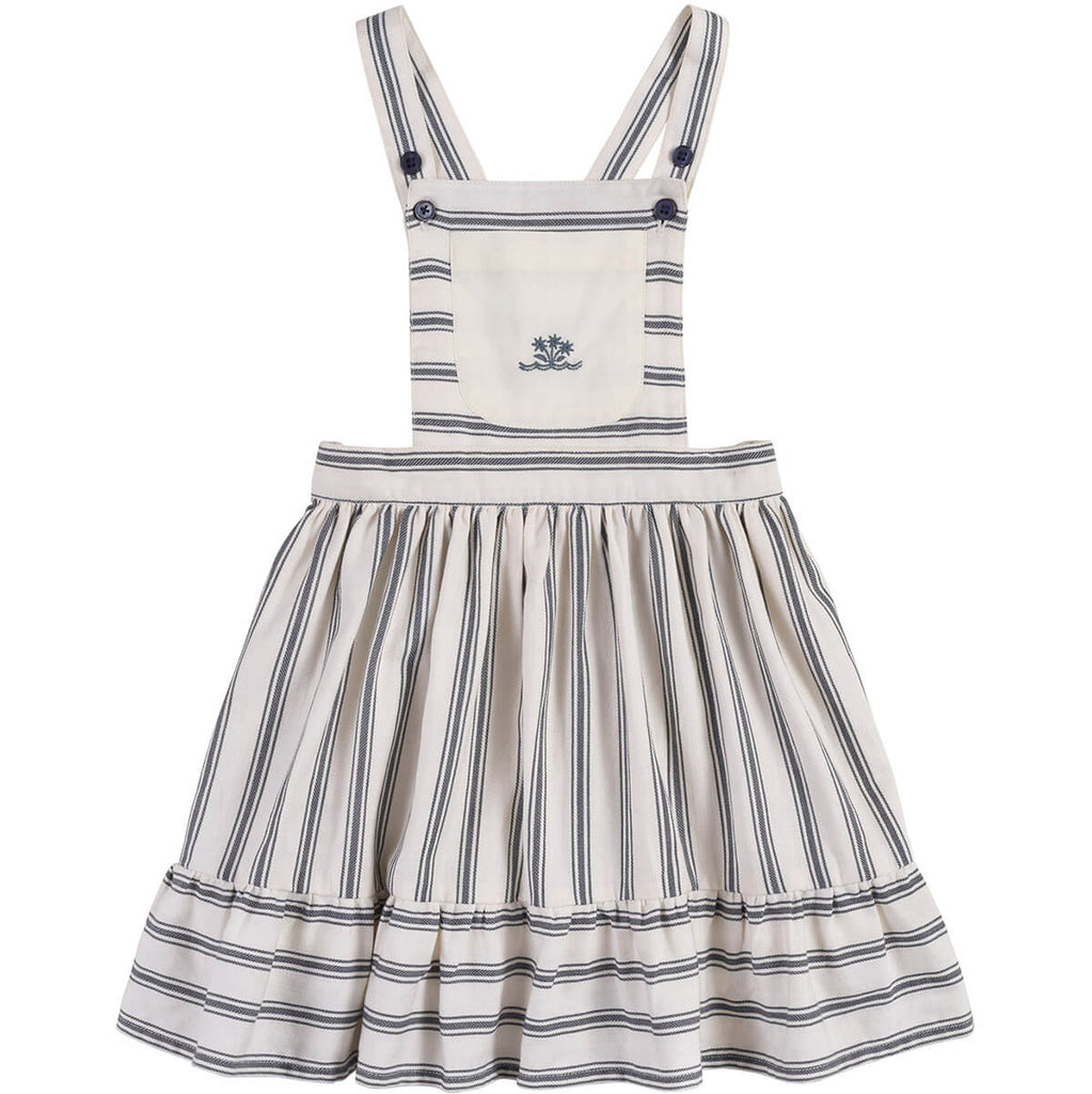 Heidi Skirt in Ticking Stripe by Little Cotton Clothes