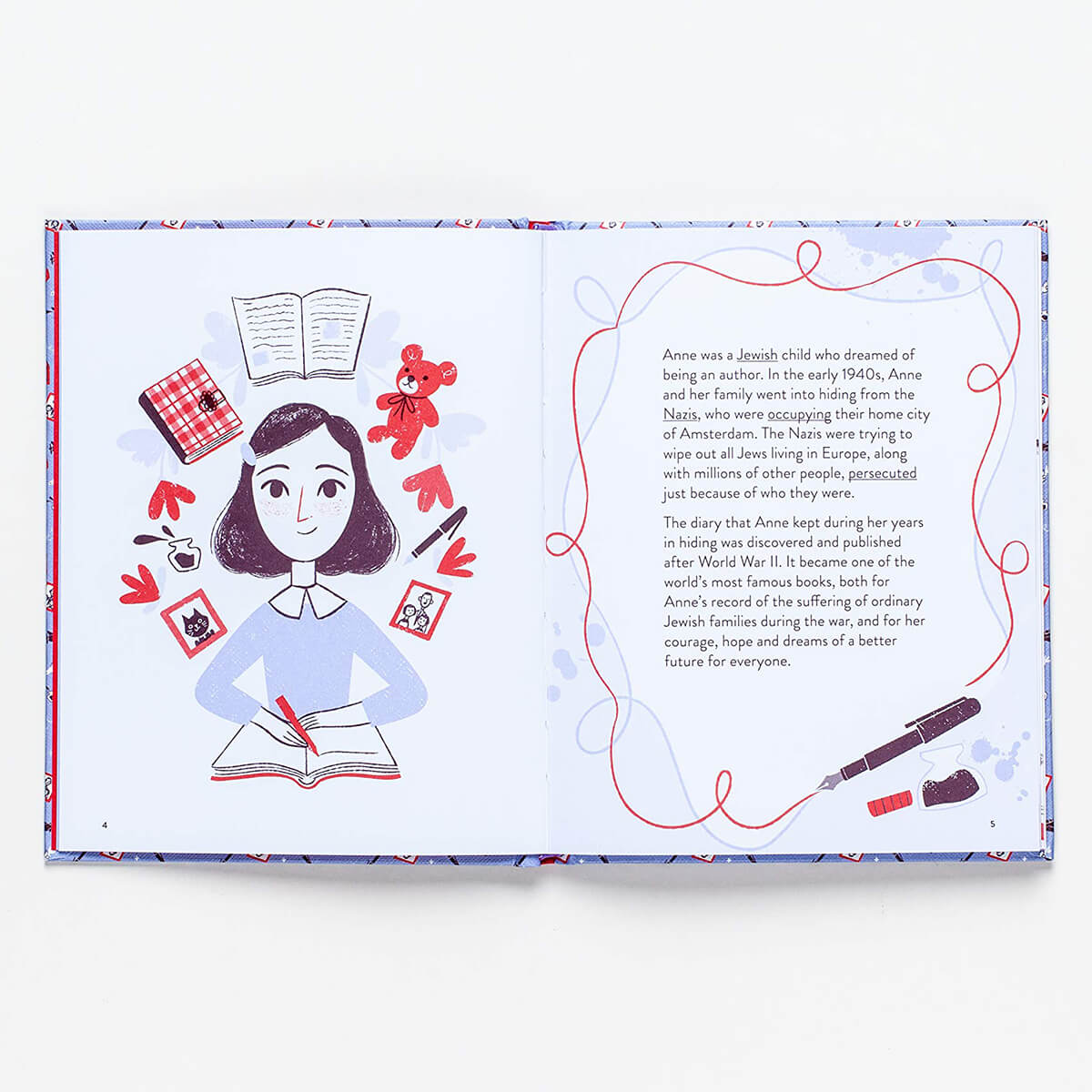 Little Guides To Great Lives: Anne Frank by Isabel Thomas & Paola Escobar
