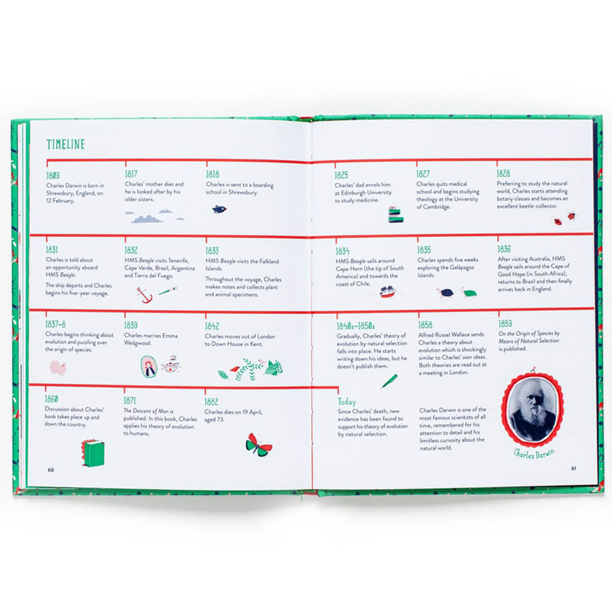 Little Guides To Great Lives: Charles Darwin by Isabel Thomas & Rachel Katstaller
