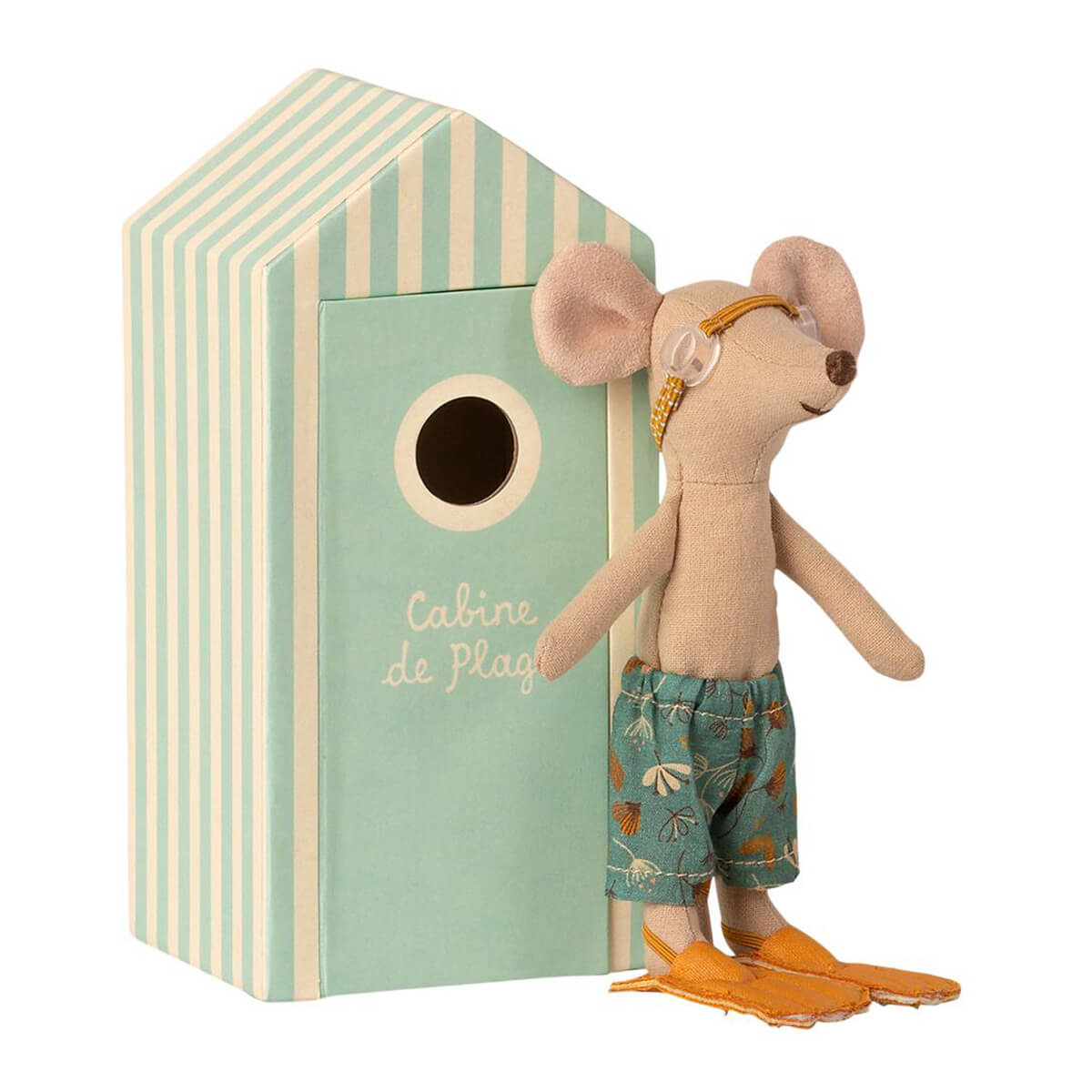 Beach Mice Big Brother in Cabin De Plage by Maileg