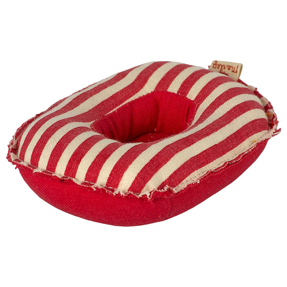 Small Mouse Rubber Boat in Red Stripe by Maileg