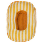 Small Mouse Rubber Boat in Yellow Stripe by Maileg