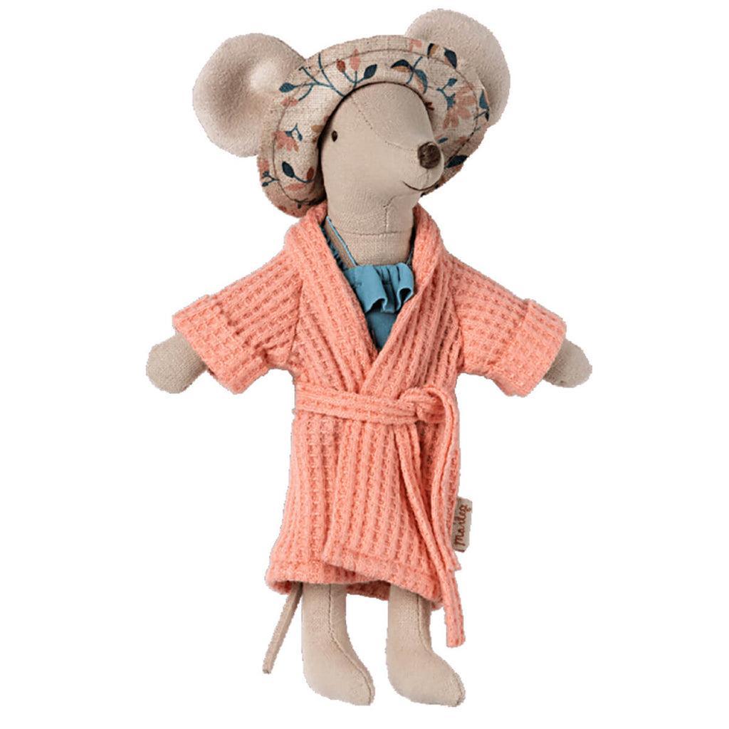 Bathrobe Coral for Mum Mouse by Maileg