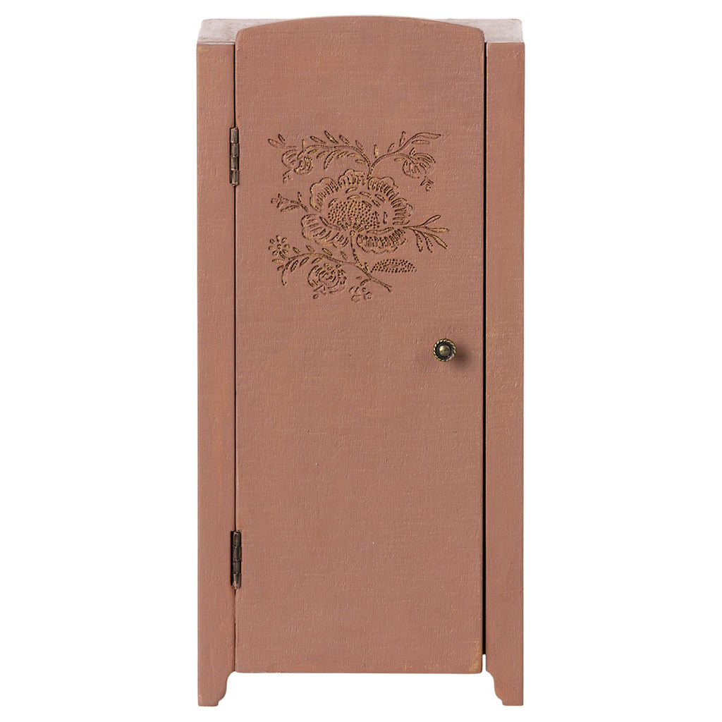 Miniature Closet With Decoration in Dusty Rose by Maileg
