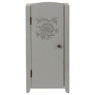 Miniature Closet With Decoration in Mint Grey by Maileg